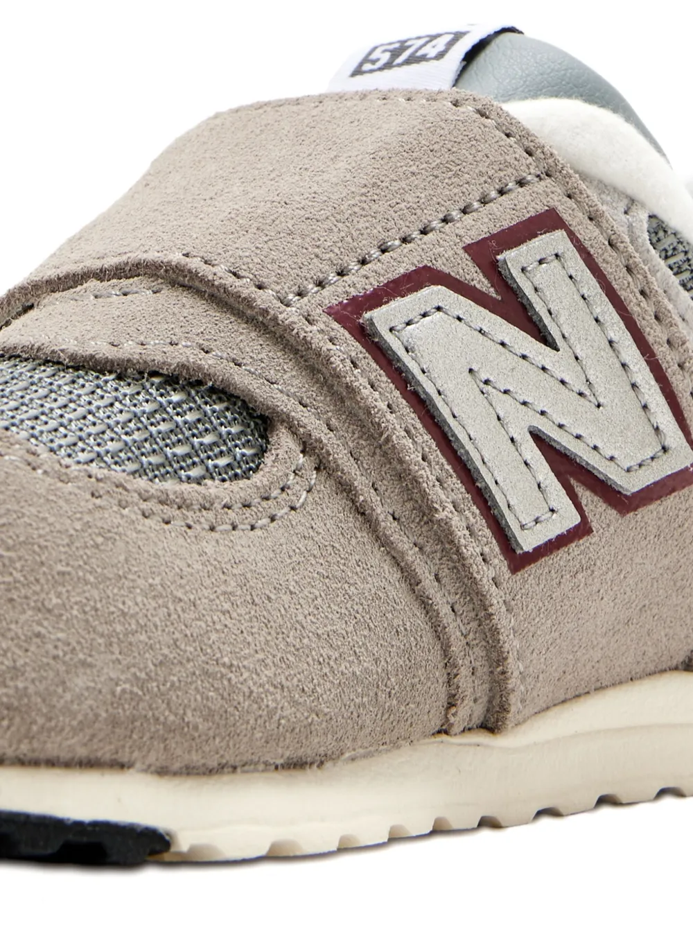 New Balance Kids 574 logo-detail sneakers Brown