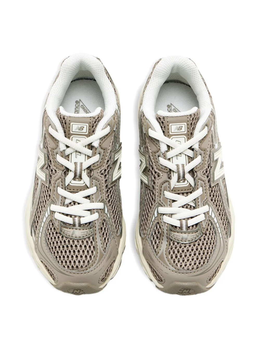 New Balance Kids 740 mesh-panel sneakers Brown