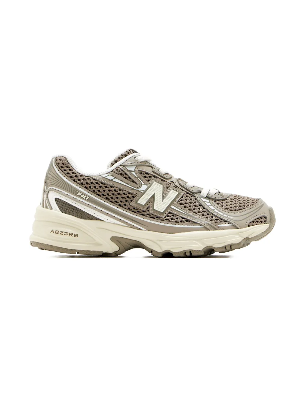 New Balance Kids 740 mesh-panel sneakers Brown