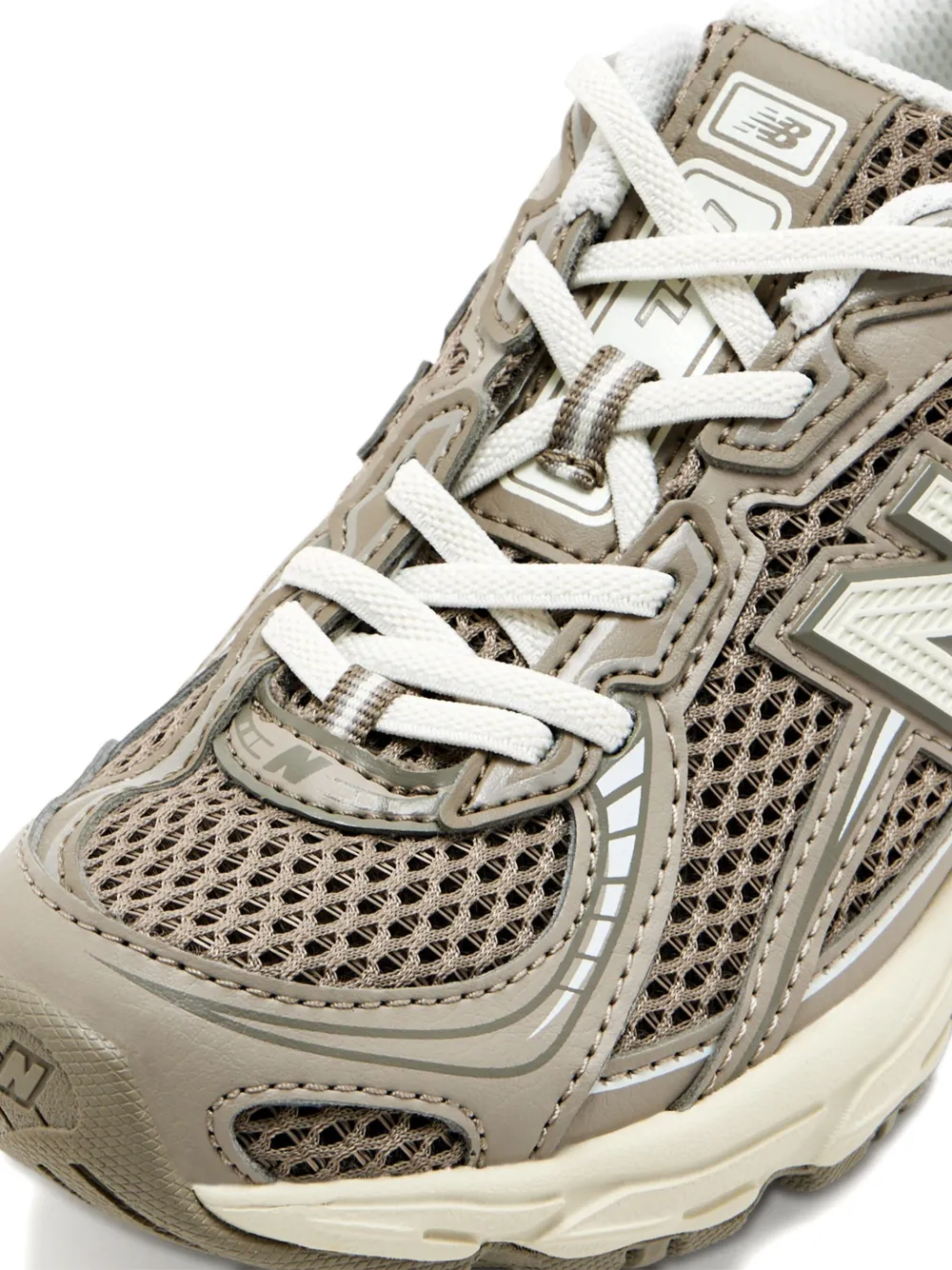 New Balance Kids 740 mesh-panel sneakers Brown