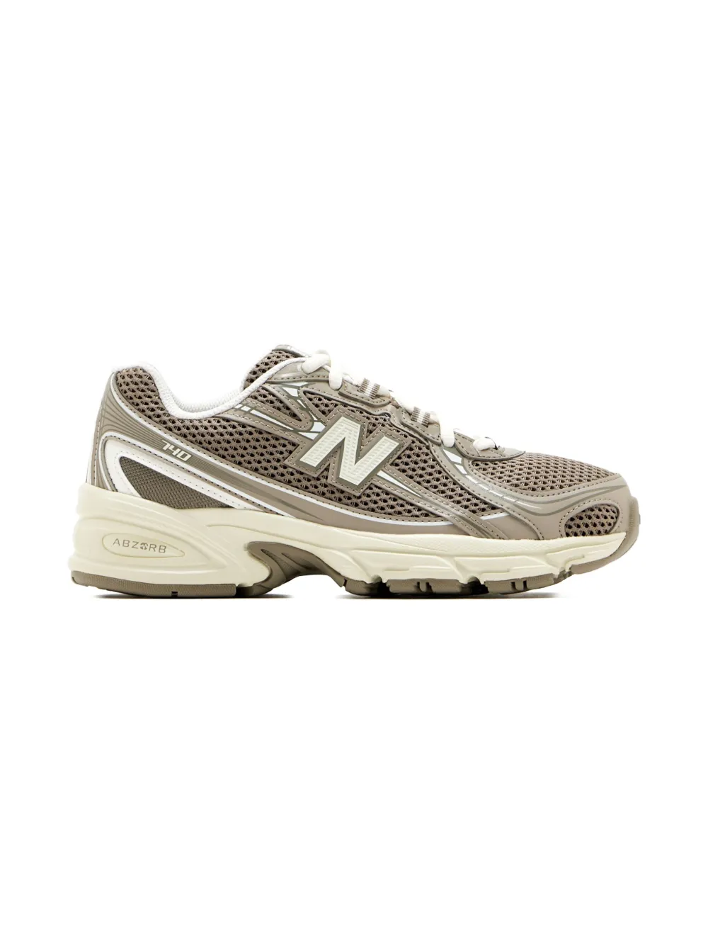 New Balance Kids 740 mesh-panel sneakers Brown