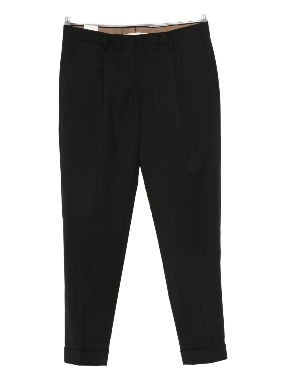 Briglia 1949 Pleated-cuffed Trousers In Black