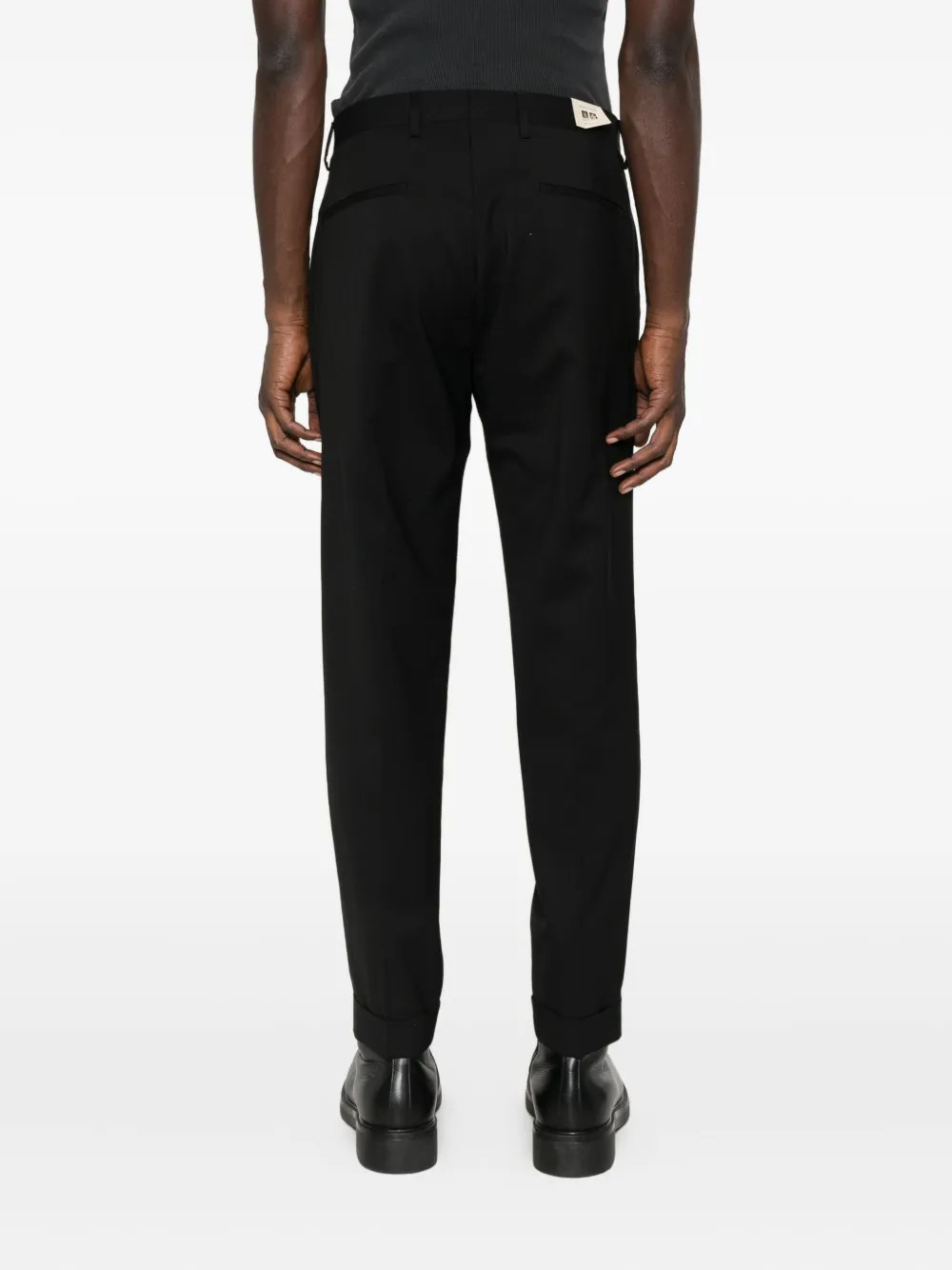 Briglia 1949 Pleated-cuffed Trousers In Black
