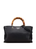 Gucci Pre-Owned 2016-2025 Medium Calfskin Bamboo Shopper satchel - Black