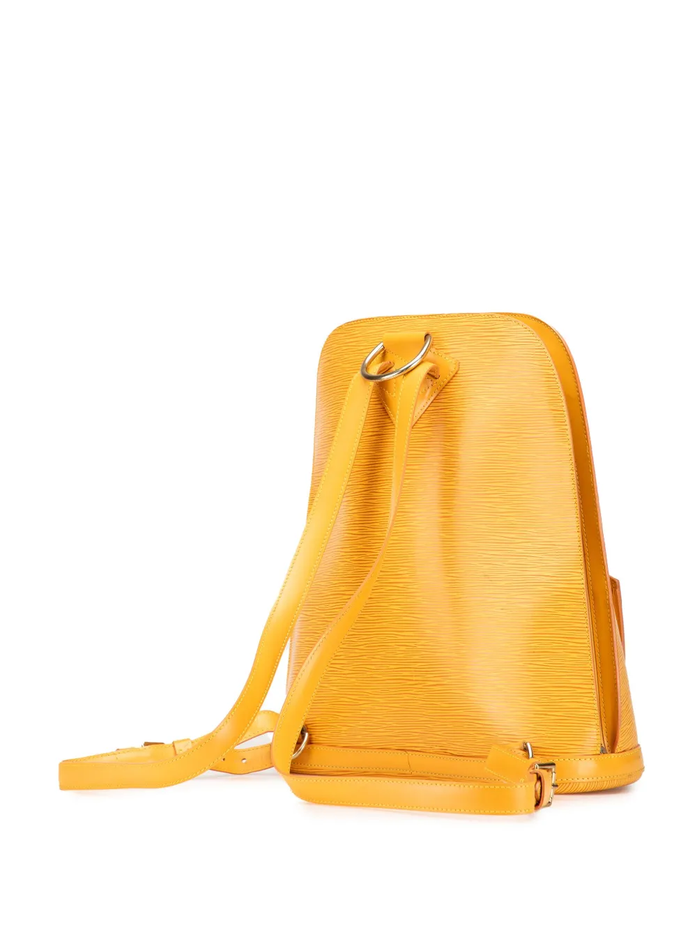 Pre-owned Louis Vuitton 1995 Epi Gobelins Backpack In Yellow