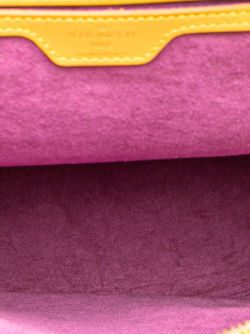Pre-owned Louis Vuitton 1995 Epi Gobelins Backpack In Yellow