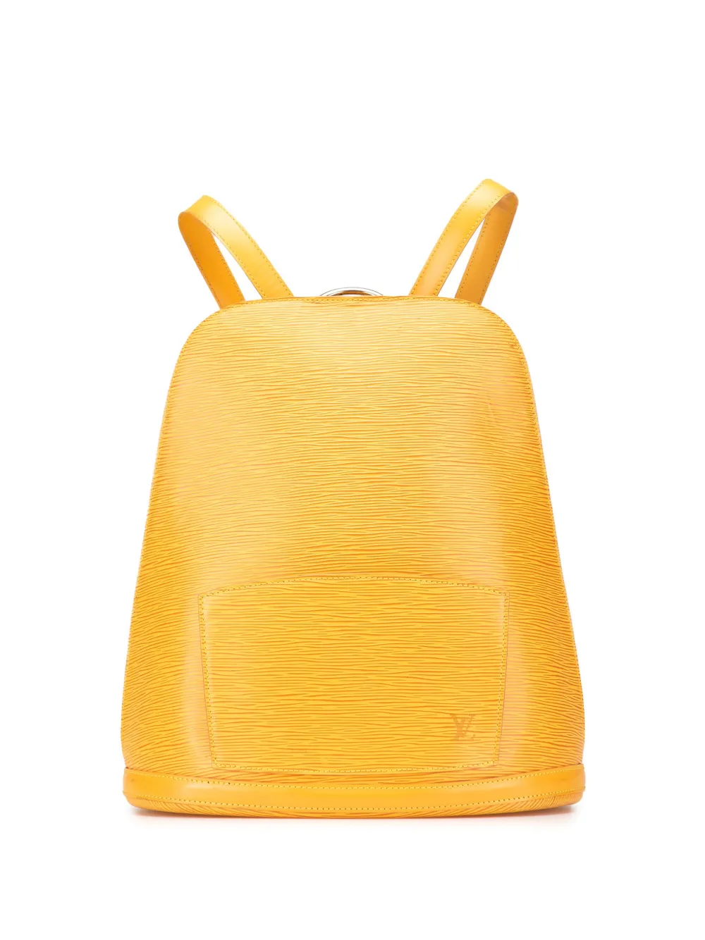 Pre-owned Louis Vuitton 1995 Epi Gobelins Backpack In Yellow