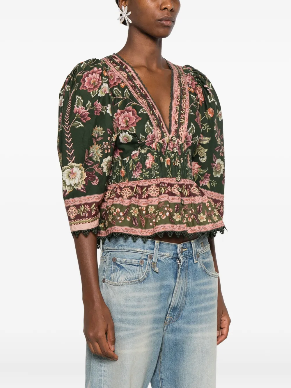 FARM Rio Flowering Garden Three top Groen