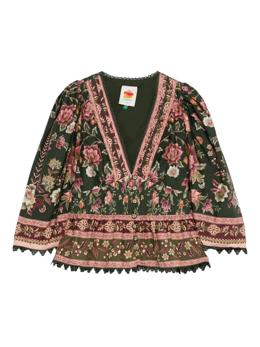 FARM Rio Flowering Garden Three top | Green | Image 1