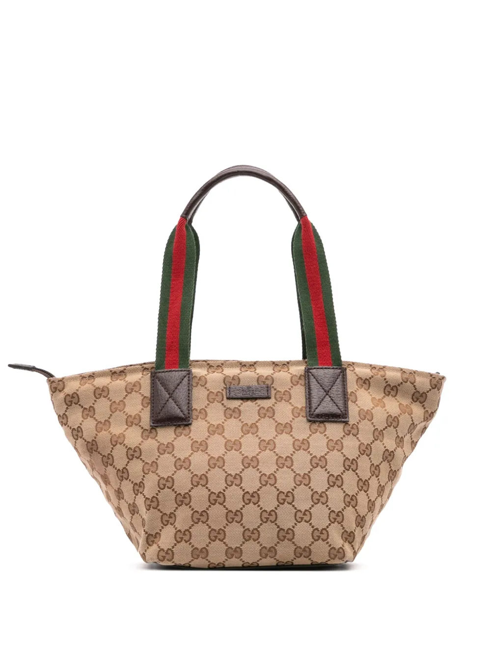 Gucci Pre-Owned 2000-2015 GG Canvas Web handbag | Brown | Image 1