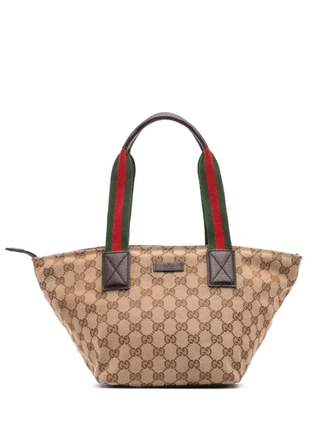 Gucci Pre-Owned 2000-2015 GG Canvas Web handbag