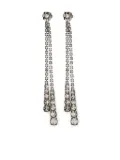 Helene Zubeldia crystal-drop earrings - Silver
