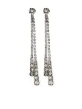 Helene Zubeldia crystal-drop earrings - Silver