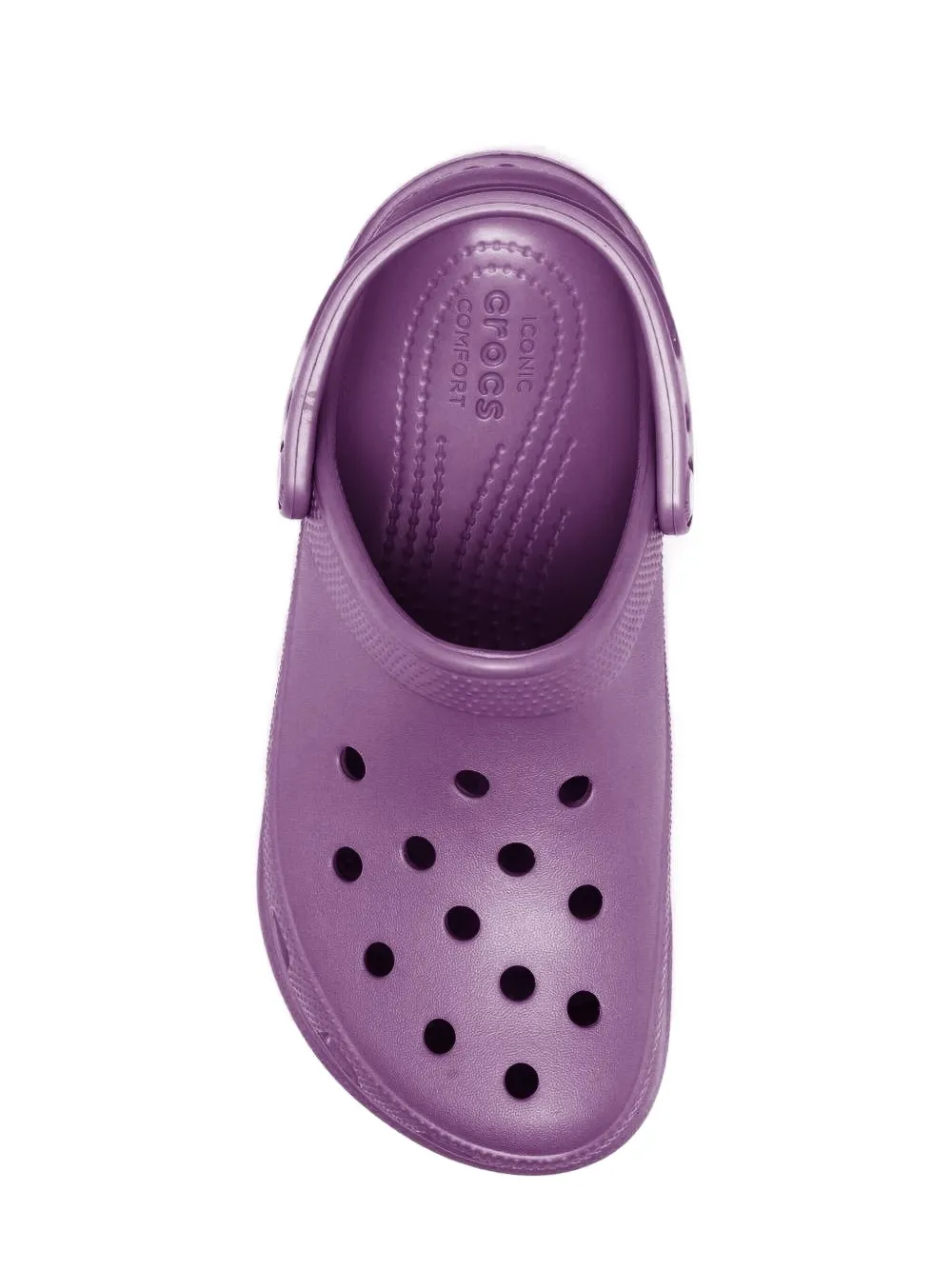 Crocs Platform Clog Sandals In Purple