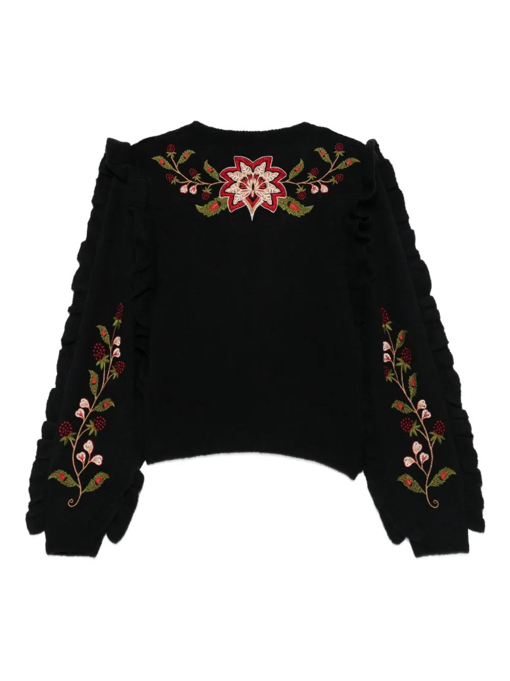 FARM Rio berry-embroidered cardigan | Cardigans | Image 2