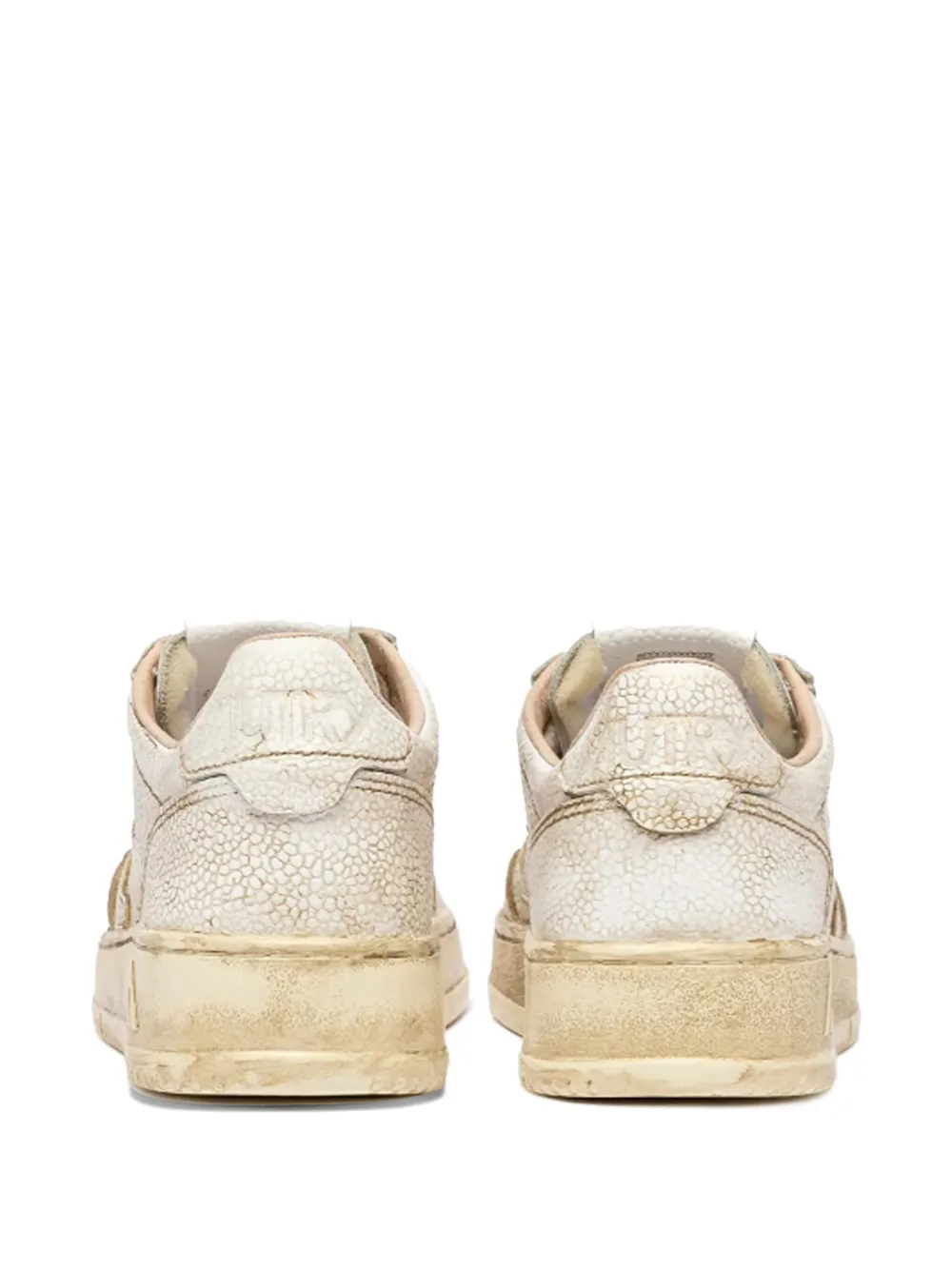 Autry Super Vintage leren sneakers Beige