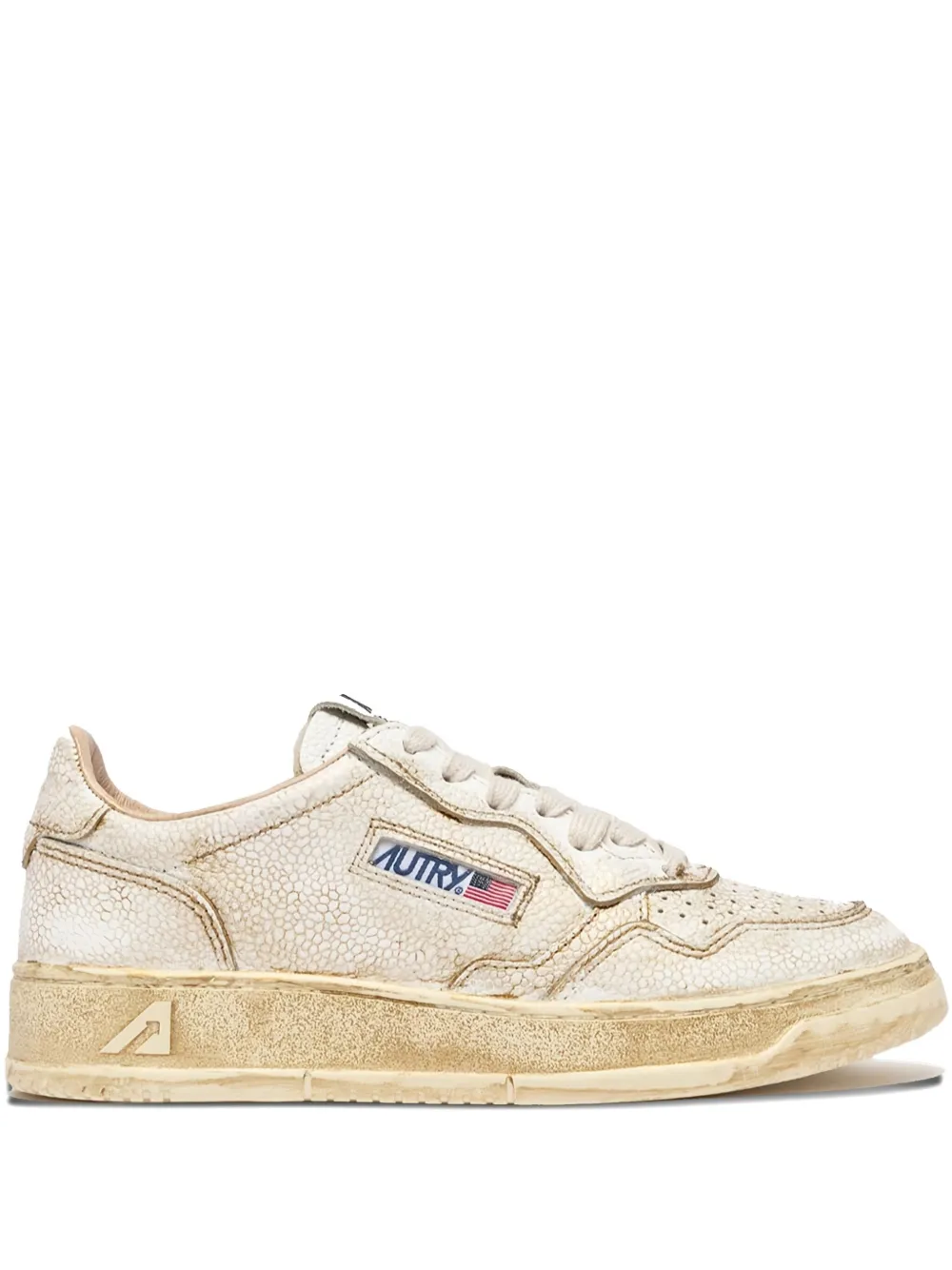 Autry Super Vintage leather sneakers | Neutrals | Image 1