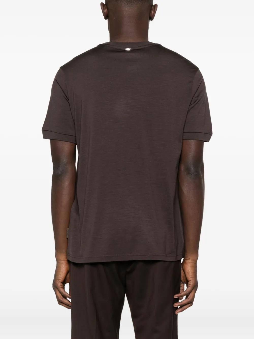 Herno Short-sleeve T-shirt In Brown