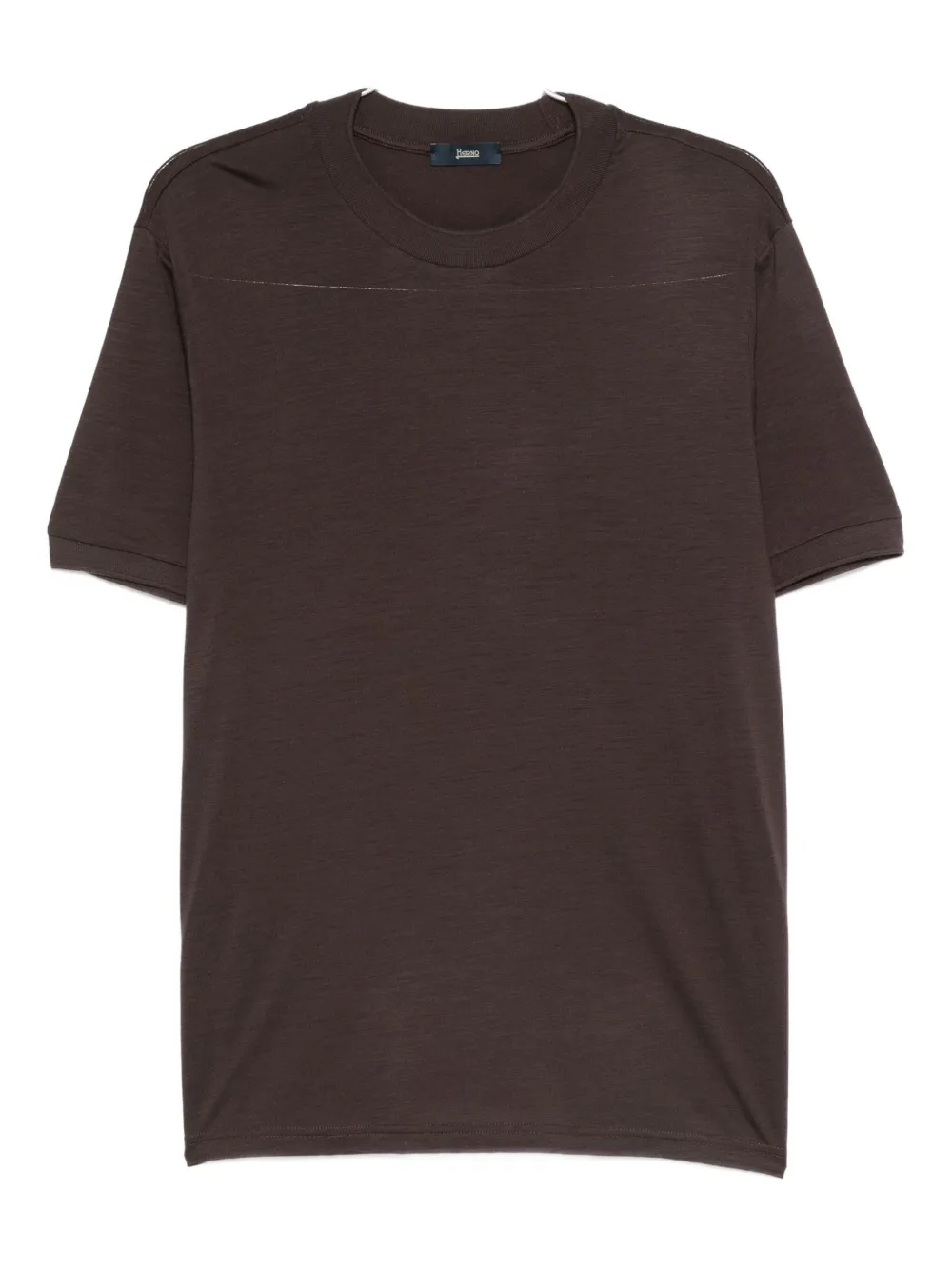 Herno Short-sleeve T-shirt In Brown