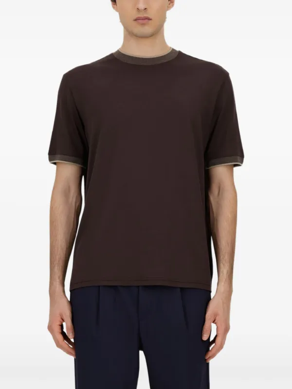 Herno Short-sleeve T-shirt in Brown