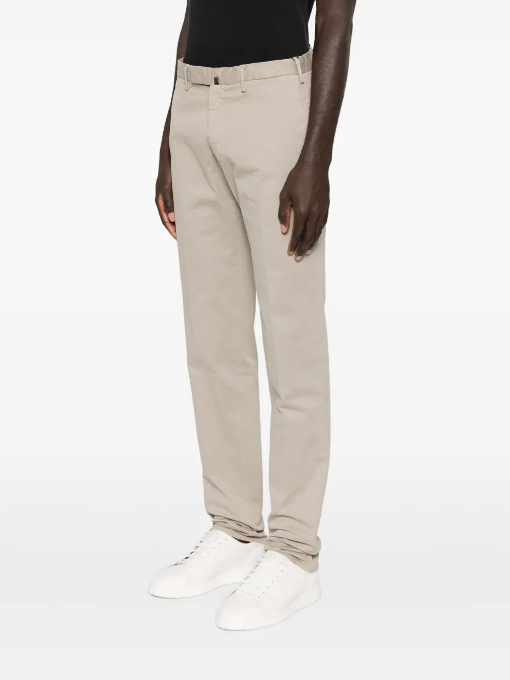 Incotex Broek met riemlussen Beige