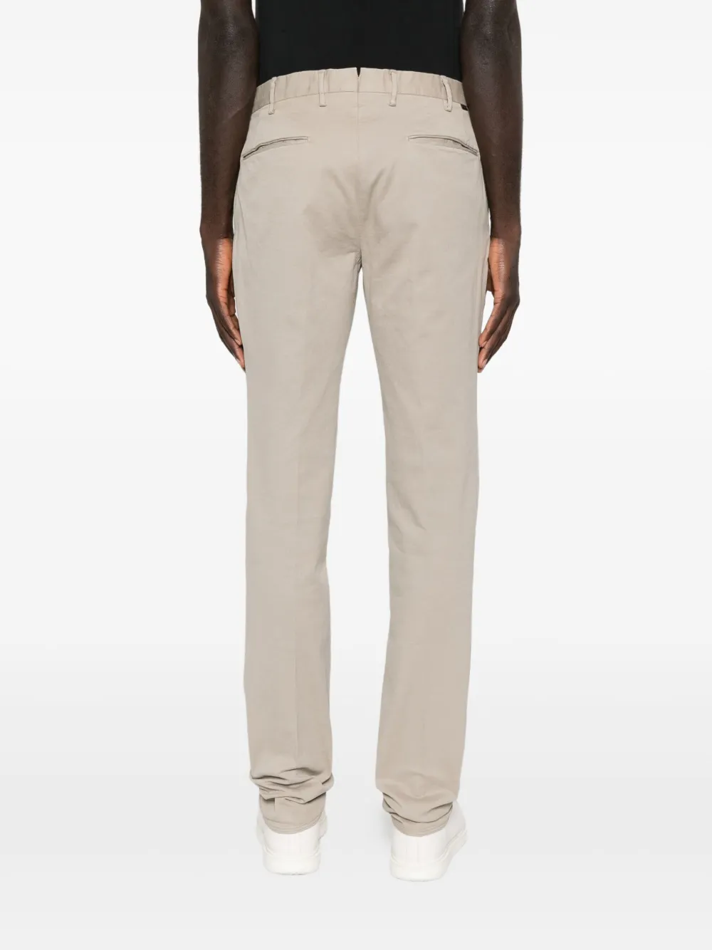 Incotex Broek met riemlussen Beige