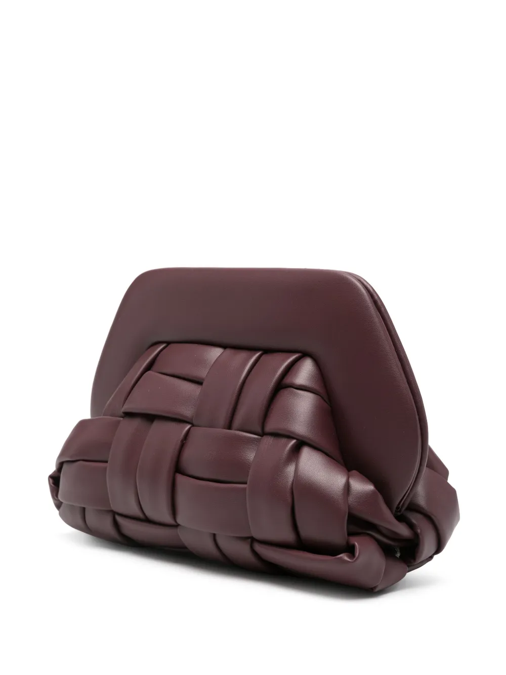 Themoirè Geweven schoudertas Rood