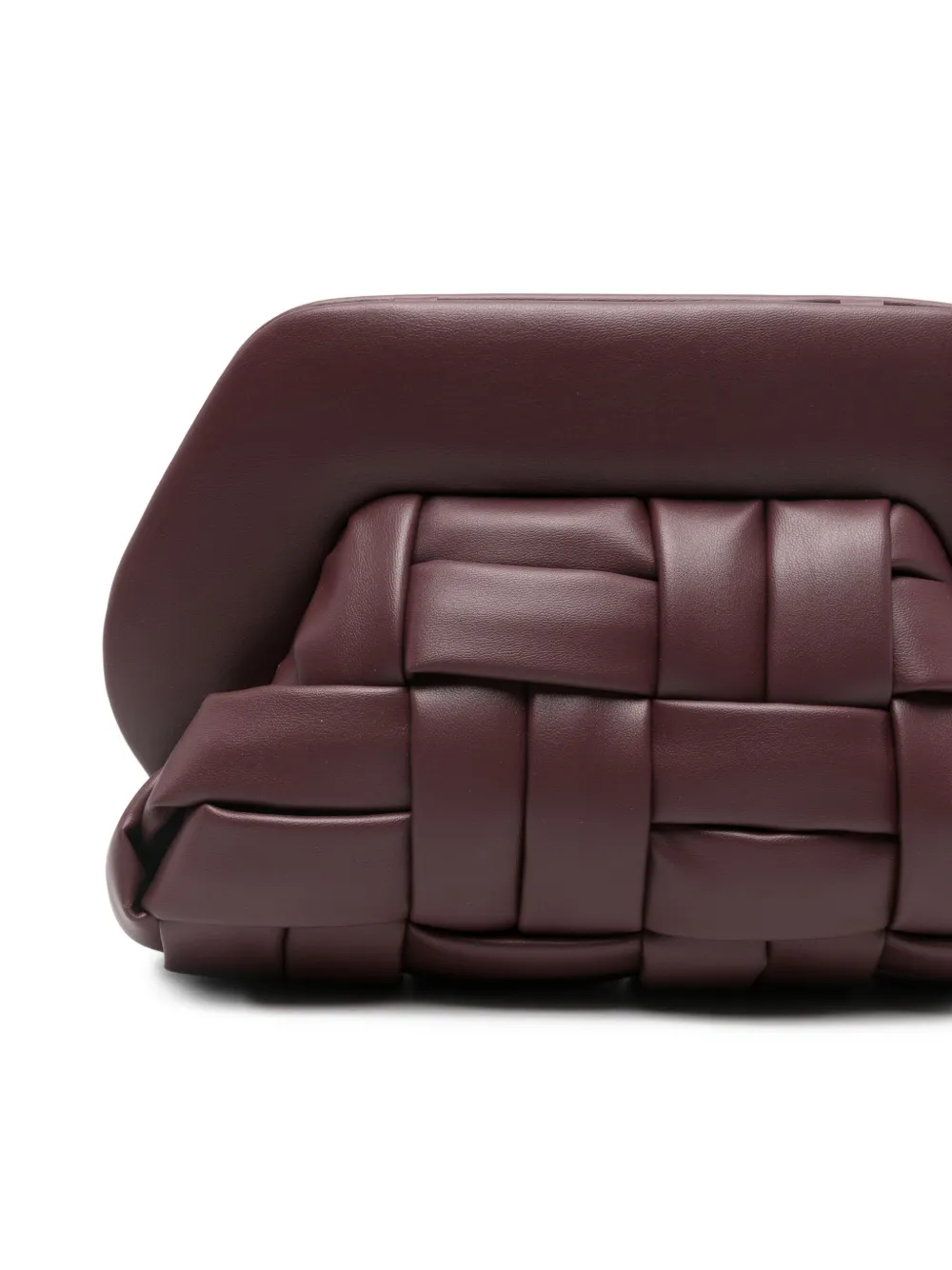 Themoirè Geweven schoudertas Rood