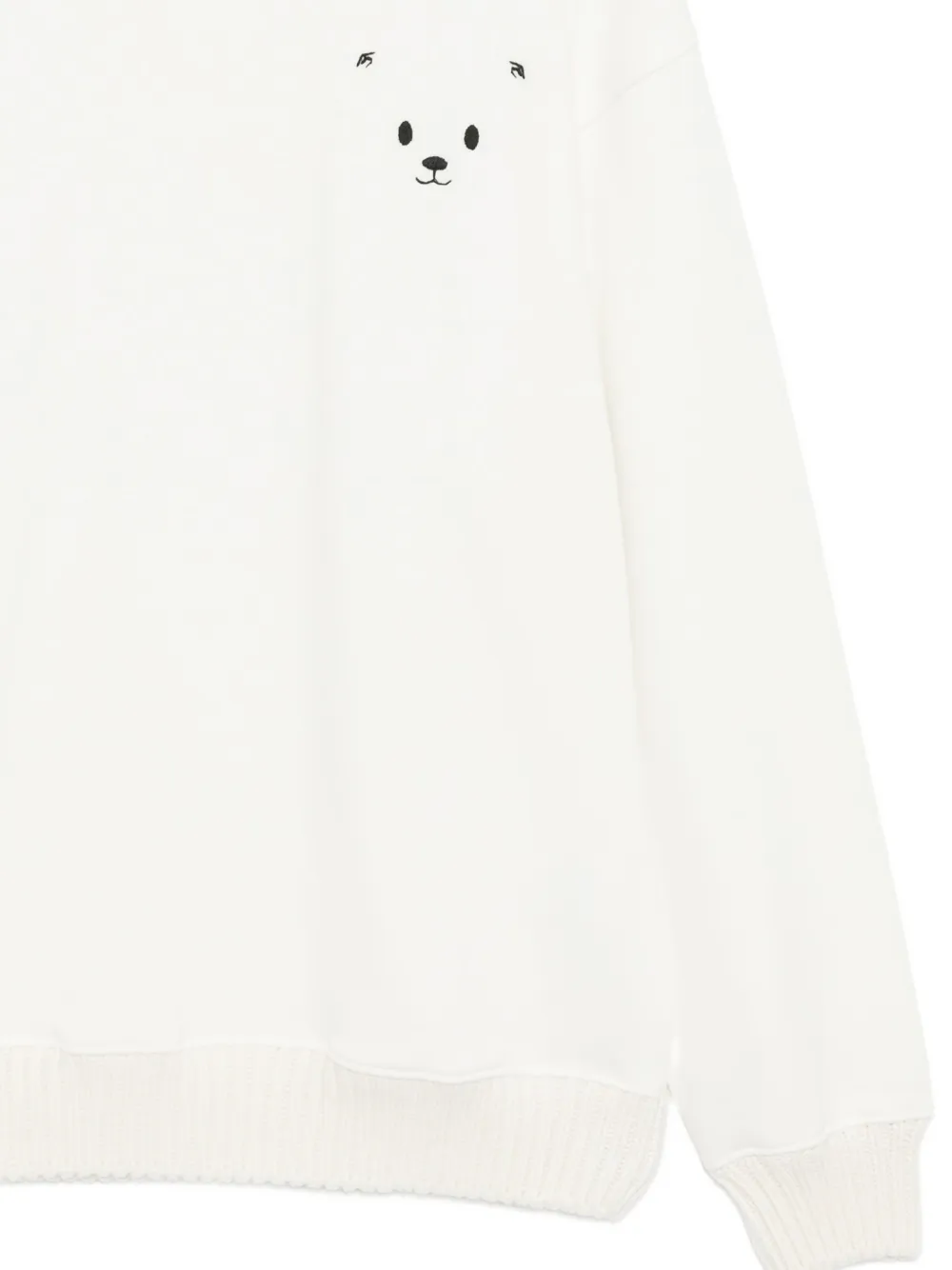 Joshua Sanders Bear-face Sweatshirt In Neutral