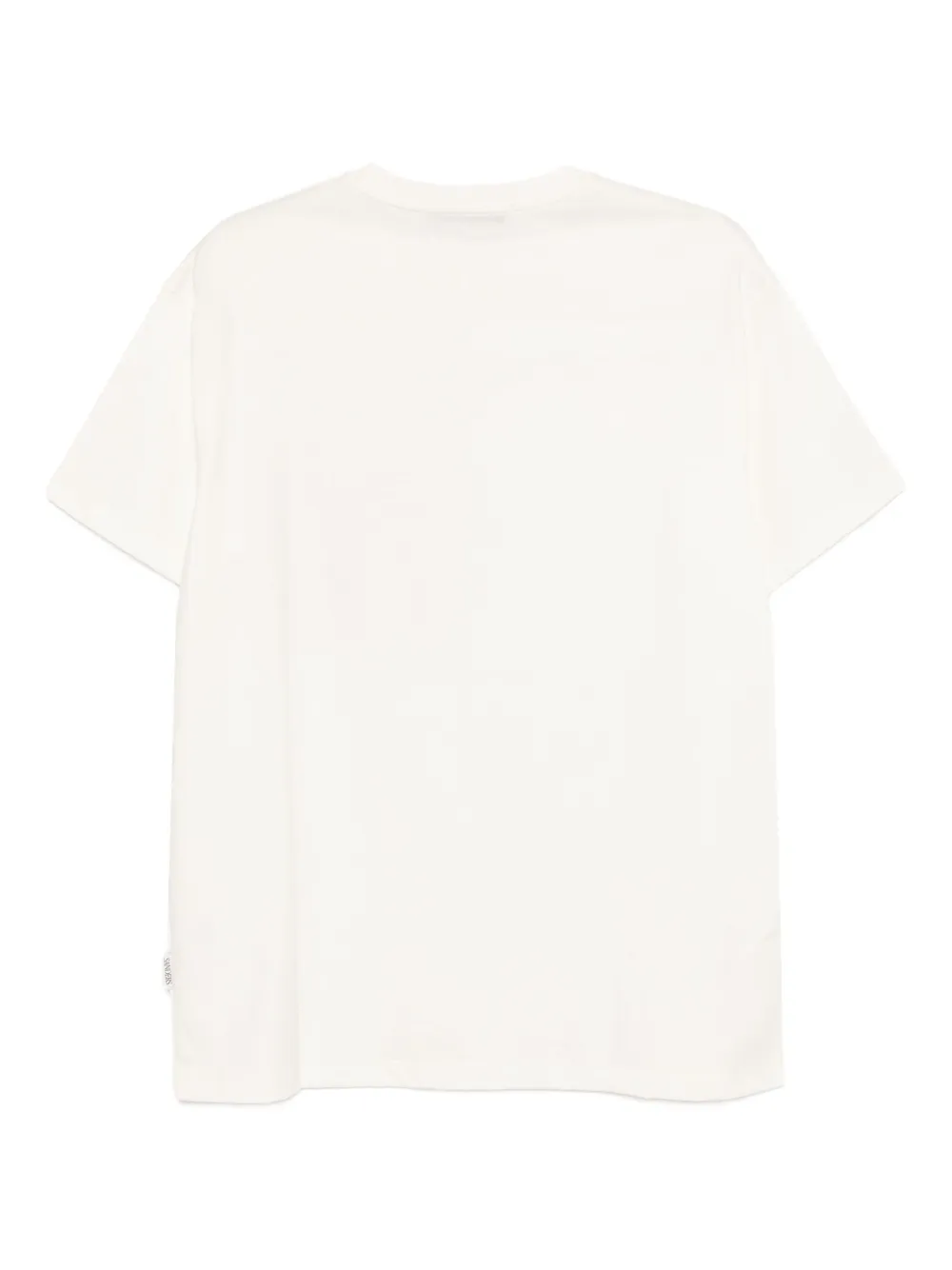 Joshua Sanders Smile-embroidered T-shirt In White
