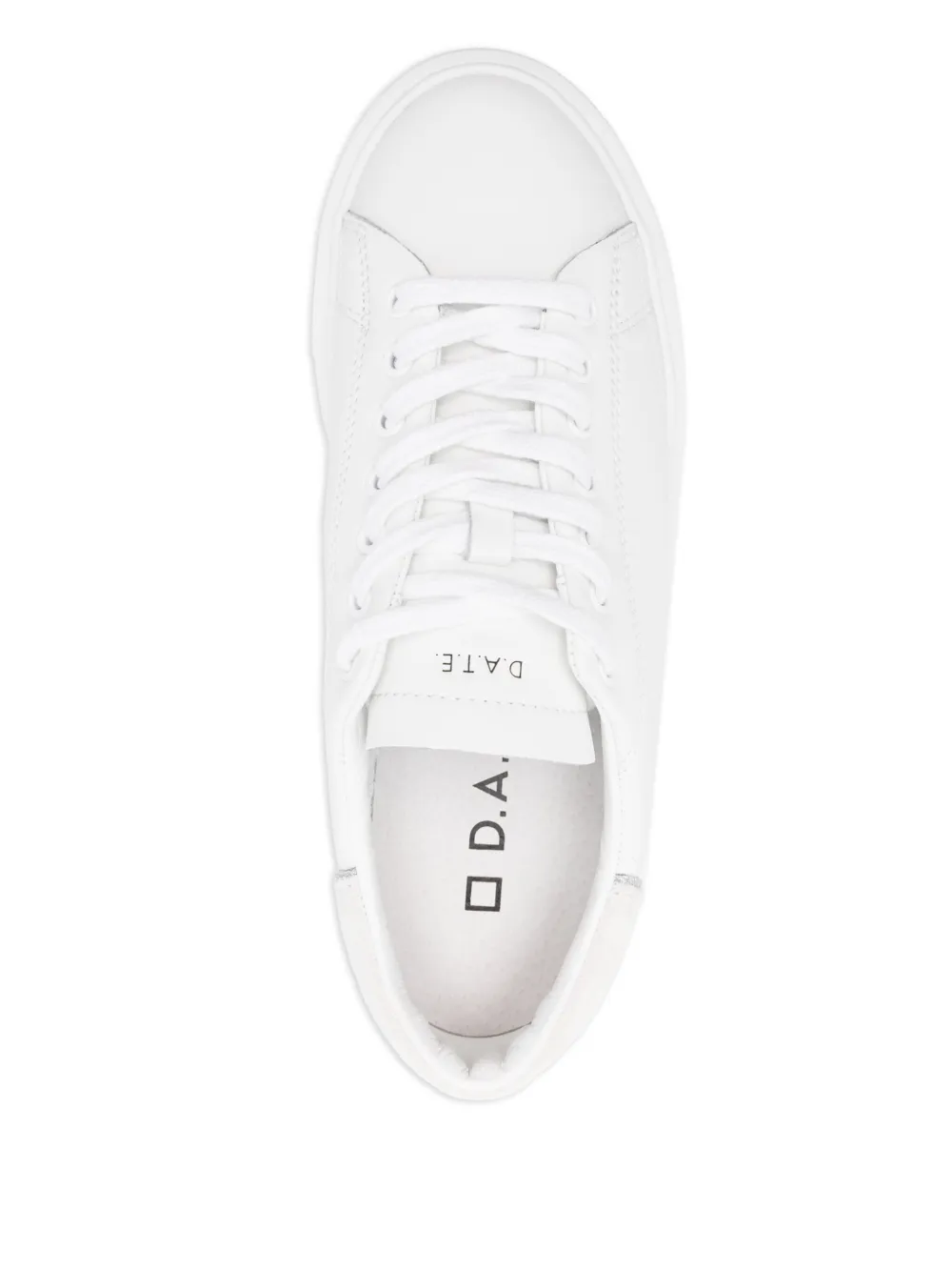 D.A.T.E. Sfera panelled leather sneakers White