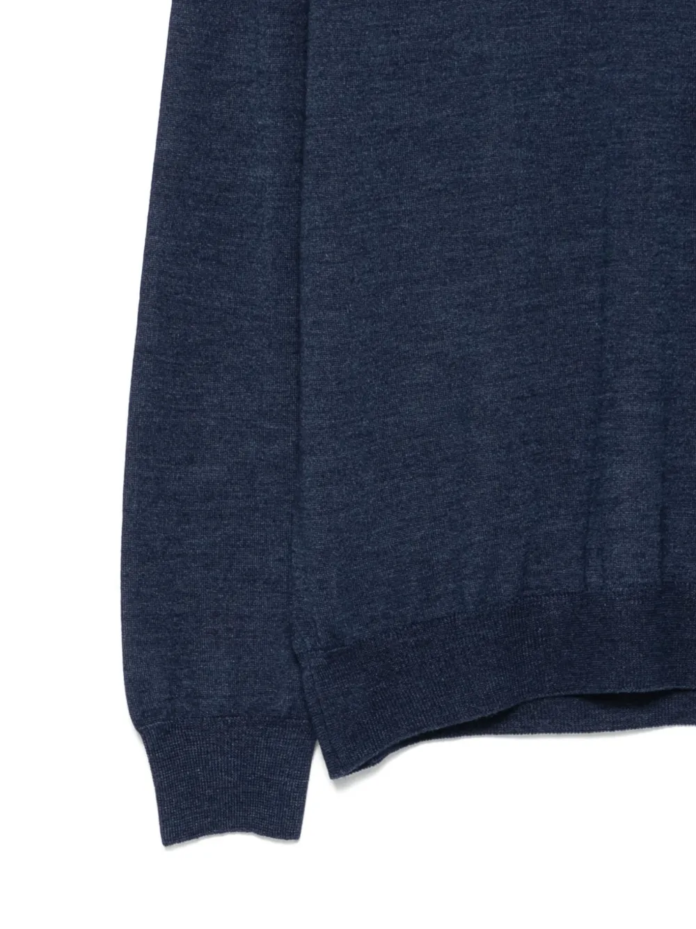 Barba Napoli Turtleneck Long-sleeve Sweater In Blue