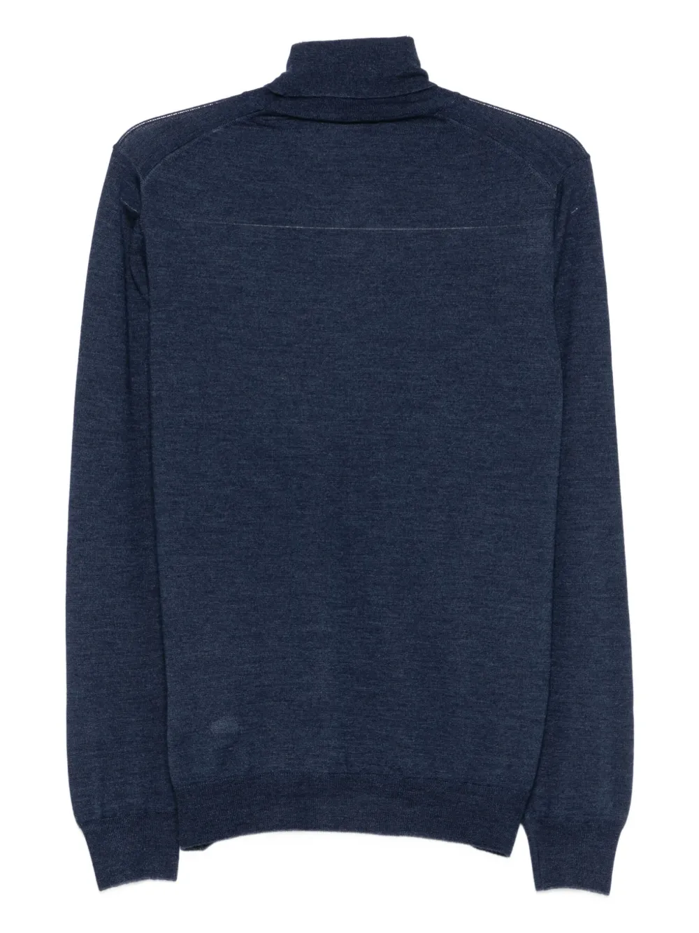 Barba turtleneck long-sleeve sweater - Blauw