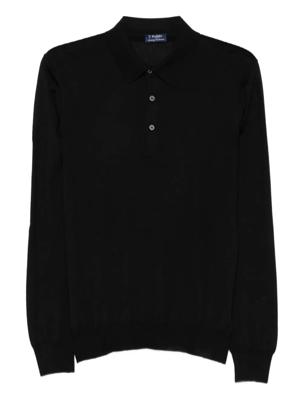 Barba polo-neck long-sleeve sweater | Black | Image 1