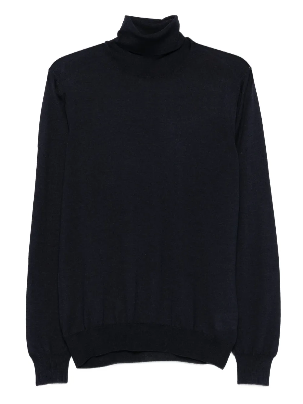 Barba turtleneck wool sweater | Black | Image 1