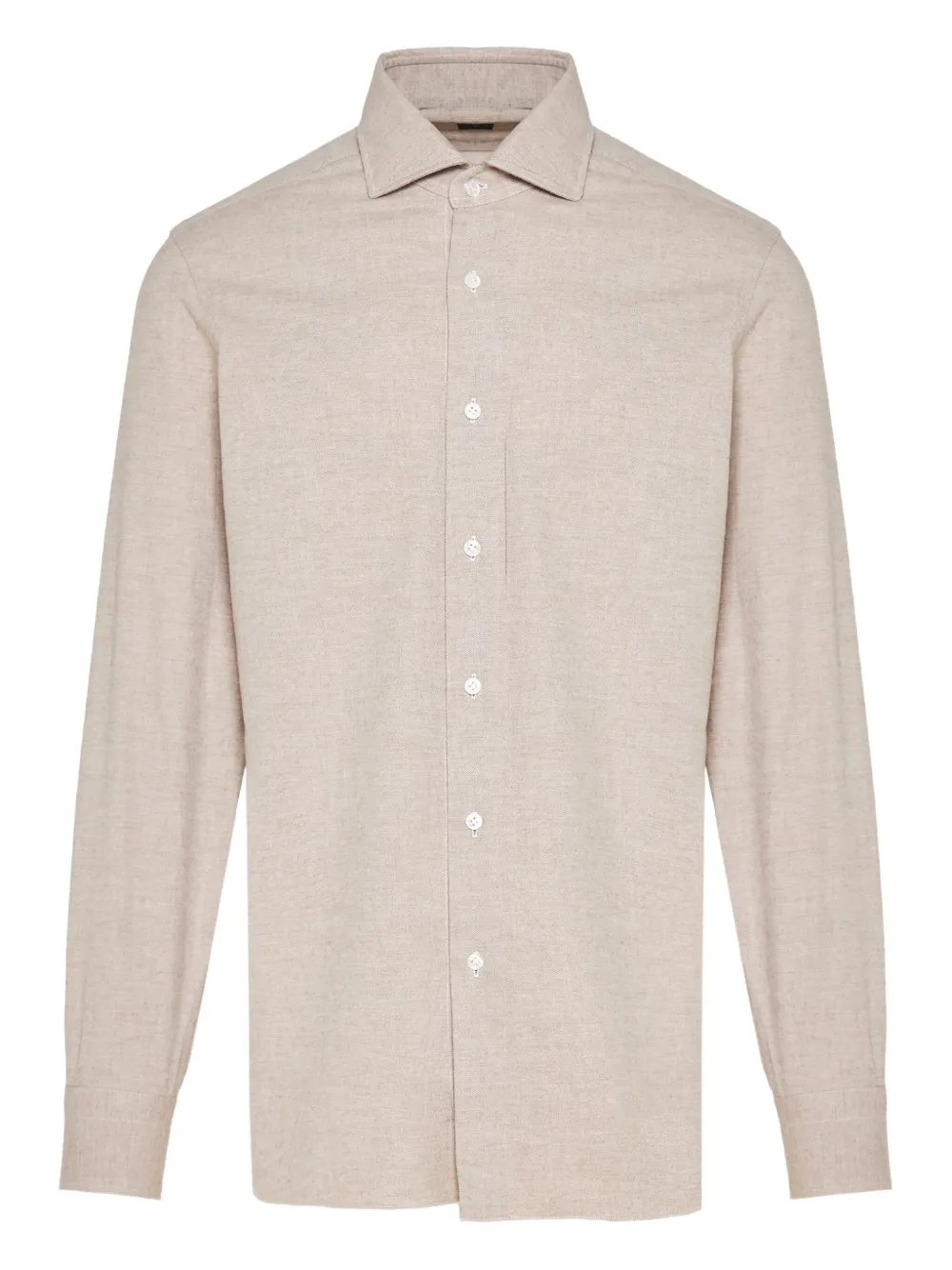 Barba long-sleeve button-down shirt | Neutrals | Image 1