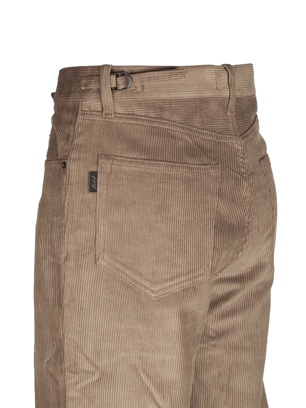 Haikure Ribfluwelen straight broek - Bruin