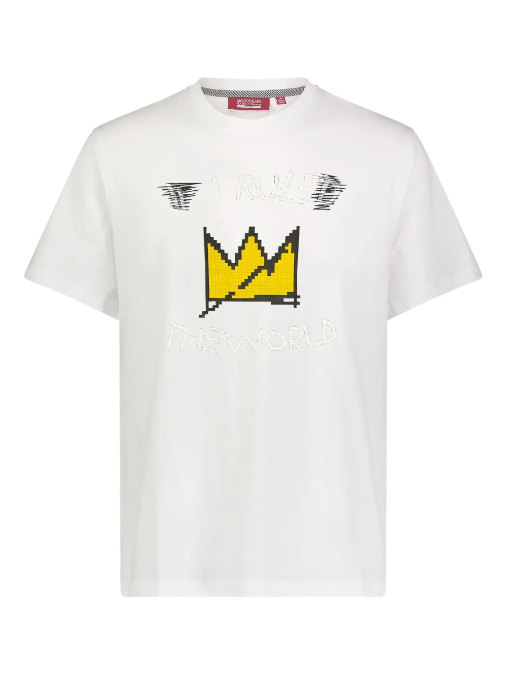 Mostly Heard Rarely Seen 8-Bit Ruled The Wold t-shirt | White | Image 1