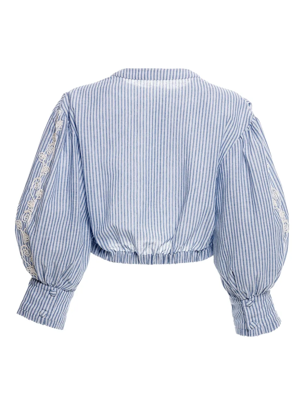 Agua Bendita Isolda Batik Blouse In Blue