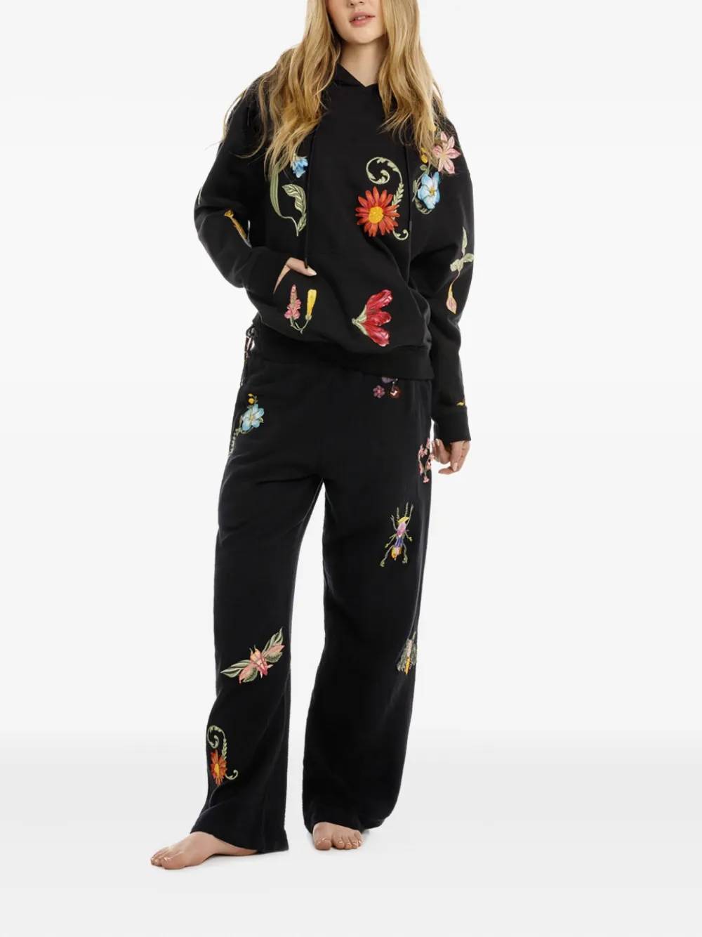 Agua Bendita Nakia Ambar Hoodie In Black