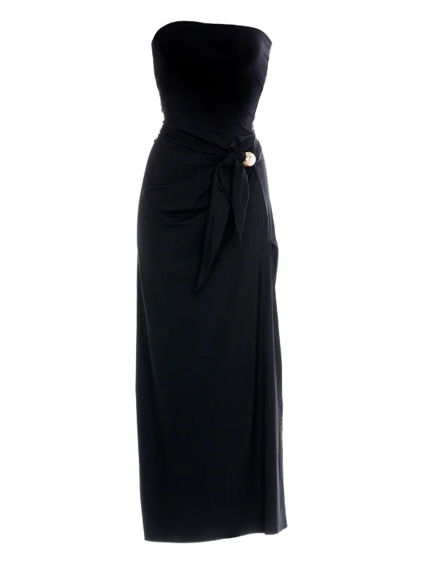 Agua By Agua Bendita Melina mbar Dress | Black | FARFETCH