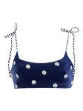 Agua Bendita Aya sereia bikini top - Blue