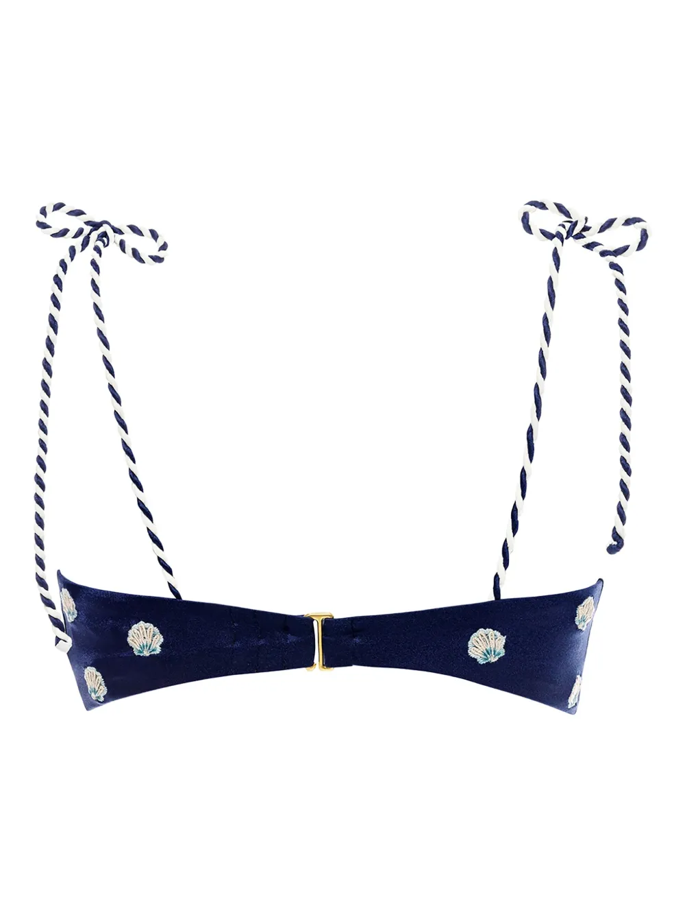 Agua Bendita Aya Sereia Bikini Top In Blue