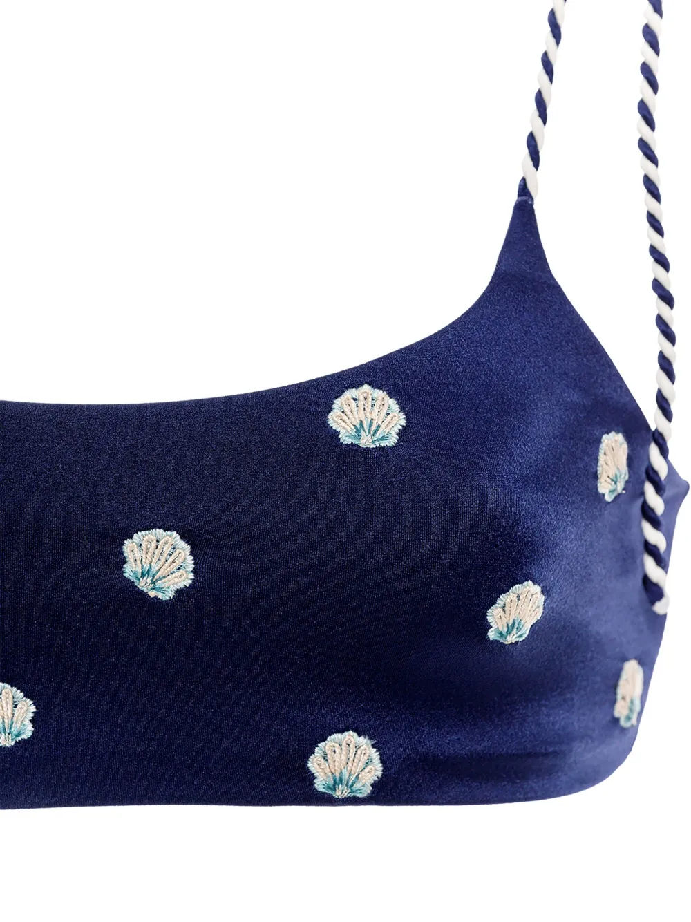 Agua Bendita Aya Sereia Bikini Top In Blue