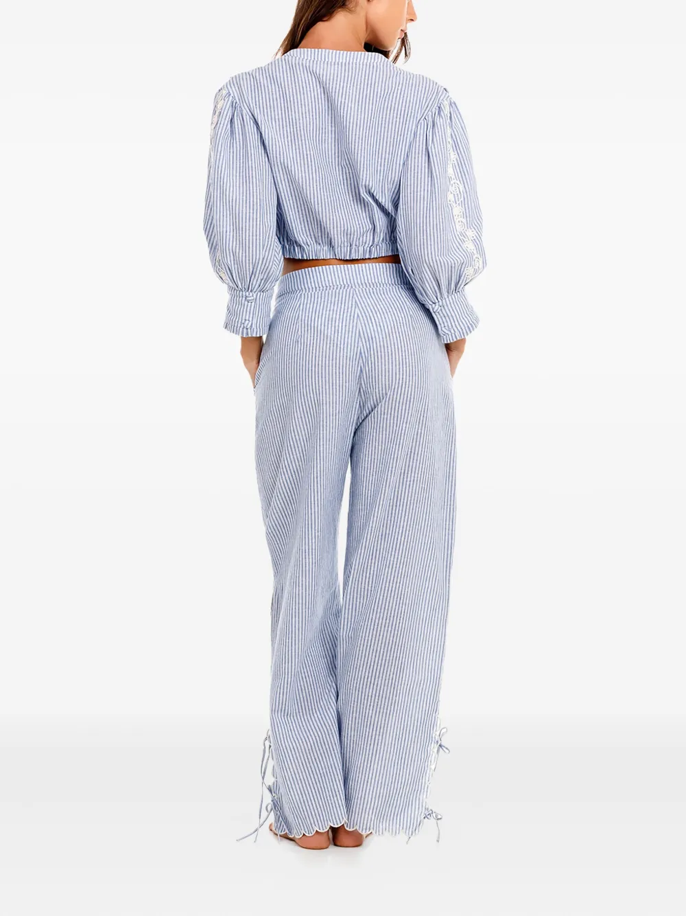  Agua Bendita Oprah Batik Trousers - Blue 