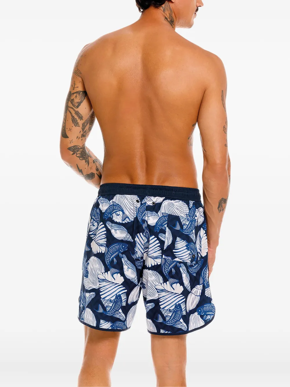 Agua Bendita Liam Swim Shorts In Blue