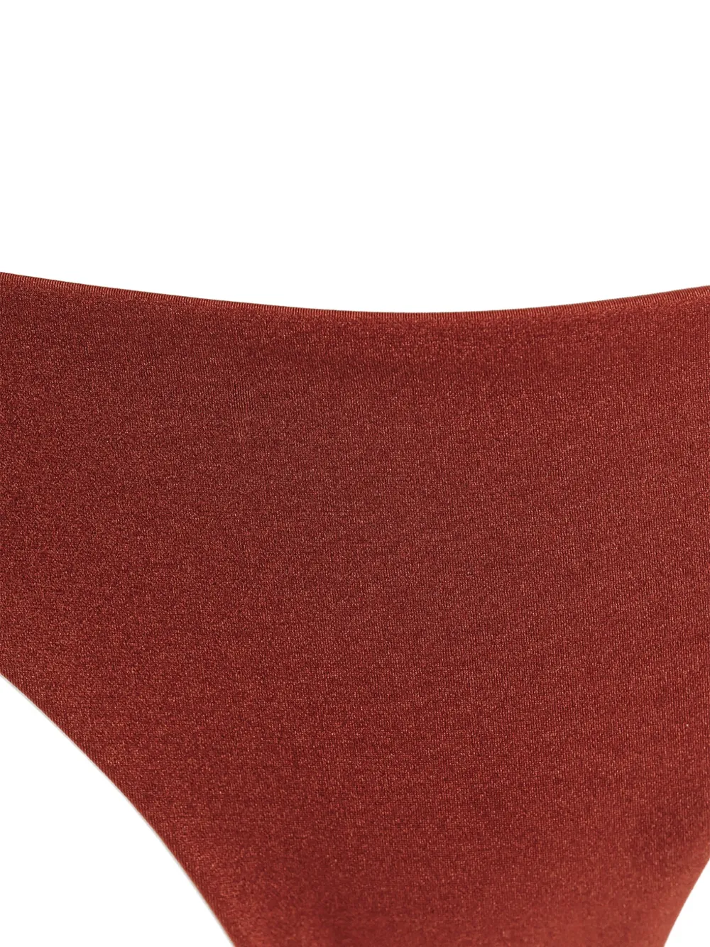 Agua Bendita Gewatteerde bikini met gestrikt detail Bruin