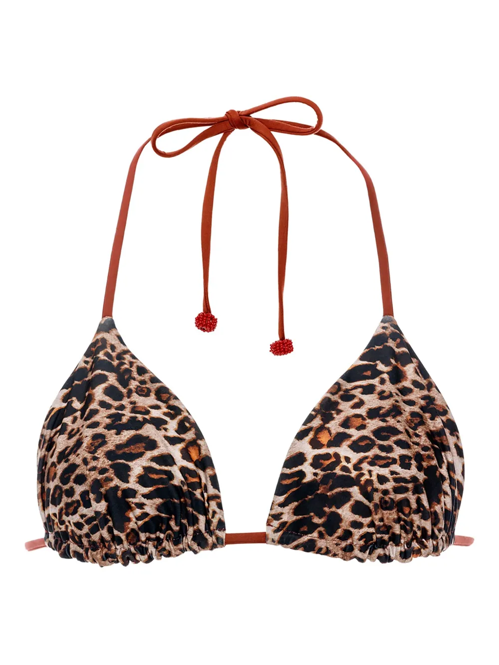 Agua Bendita Lolita Quilt Bikini Top In Multi