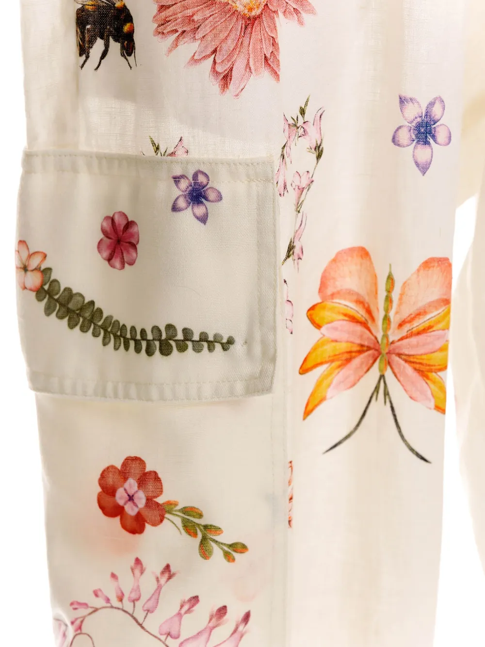 Agua Bendita Seraphine cargo broek Wit