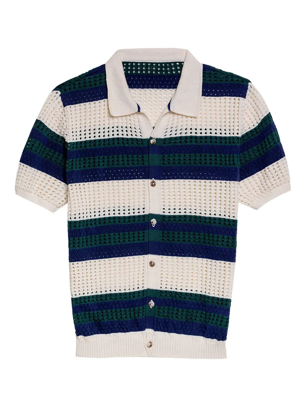 Agua Bendita Camicia a righe - Toni neutri